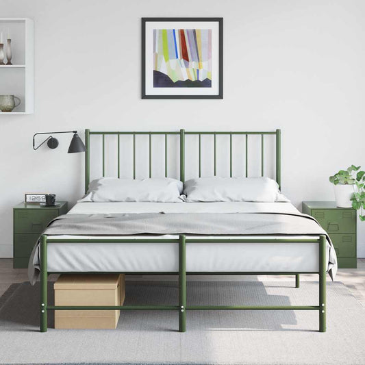 Bedside Cabinets 2 pcs Green 34.5x39x44 cm Steel