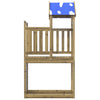 Play Tower with Rockwall 110.5x52.5x215cm Impregnated Wood Pine