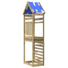 Play Tower with Rockwall 85x52.5x265 cm Impregnated Wood Pine