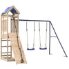 Outdoor Playset Solid Wood Pine