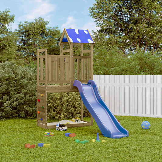 Outdoor Playset Impregnated Wood Pine