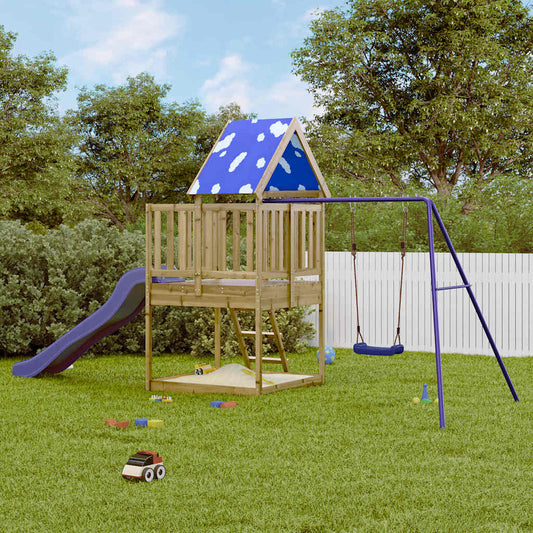 Outdoor Playset Impregnated Wood Pine