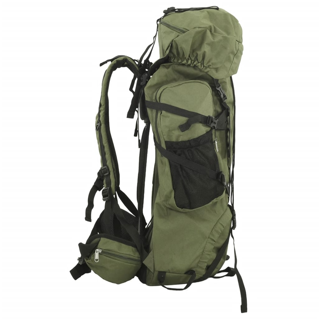Hiking Backpack Army Green 60 L Oxford Fabric