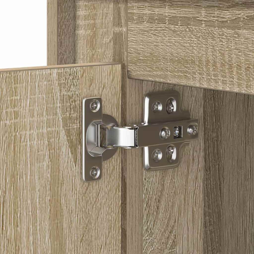 Bedside Cabinet Sonoma oak 44 x 34.5 x 45 cm Engineered wood