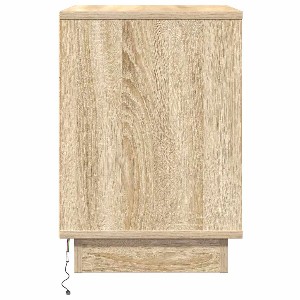 Bedside Cabinet Sonoma Oak 50 x 34.5 x 50 cm Engineered wood