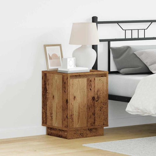 Bedside Cabinet Old Wood 39 x 34.5 x 50 cm Engineered wood