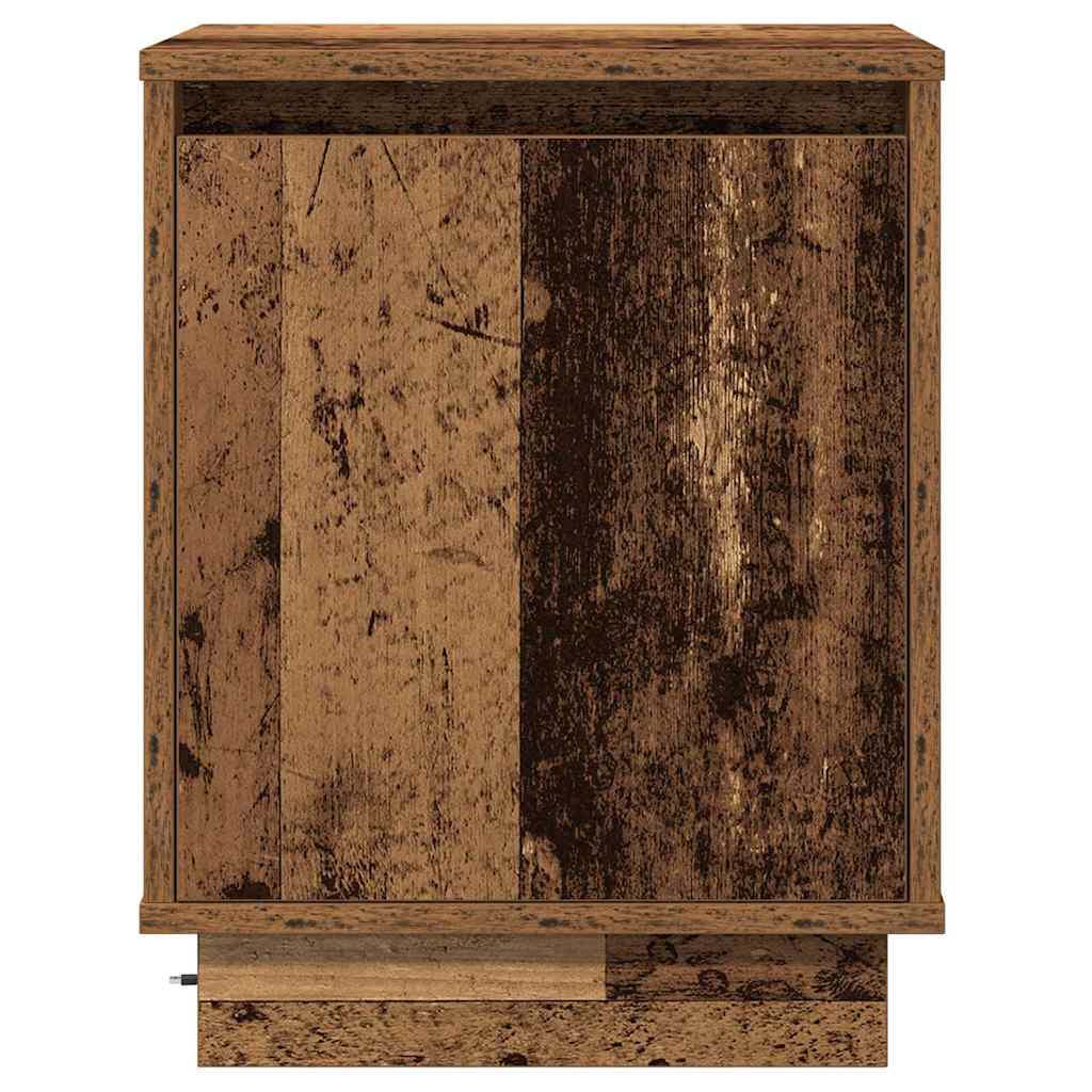 Bedside Cabinet Old Wood 39 x 34.5 x 50 cm Engineered wood