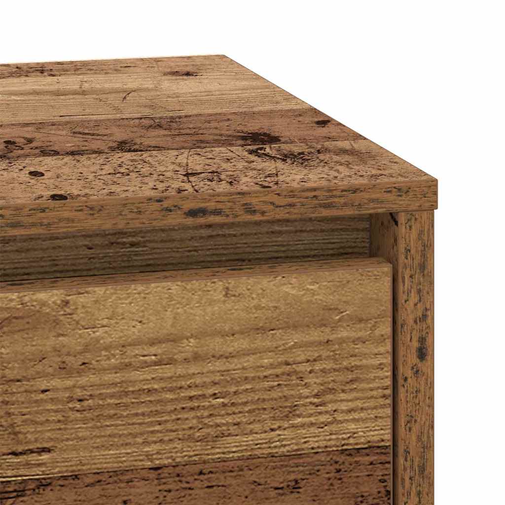 Bedside Cabinet Old Wood 39 x 34.5 x 50 cm Engineered wood
