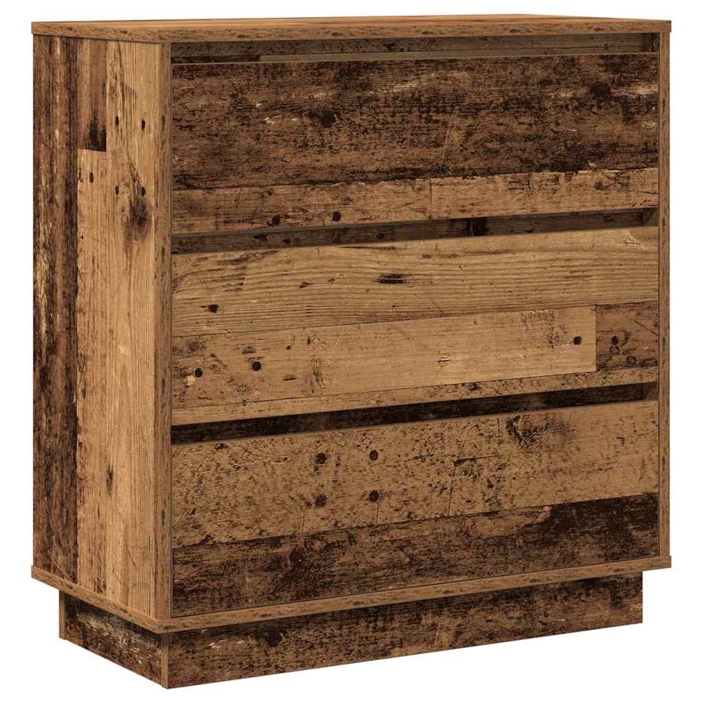 Bedside Cabinet Old Wood 71 x 34.5 x 75 cm Engineered wood