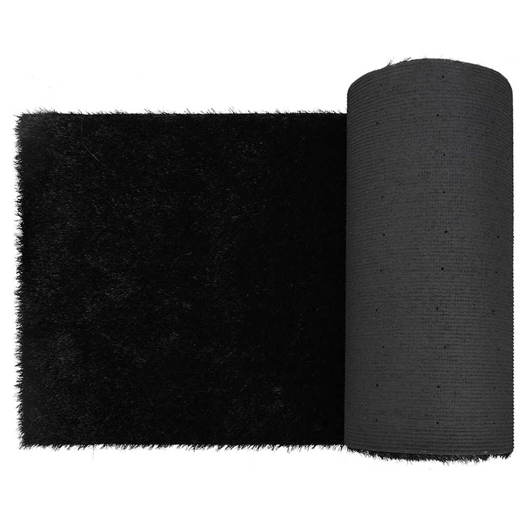 Artificial Grass Black 10 x 1 m Polypropylene