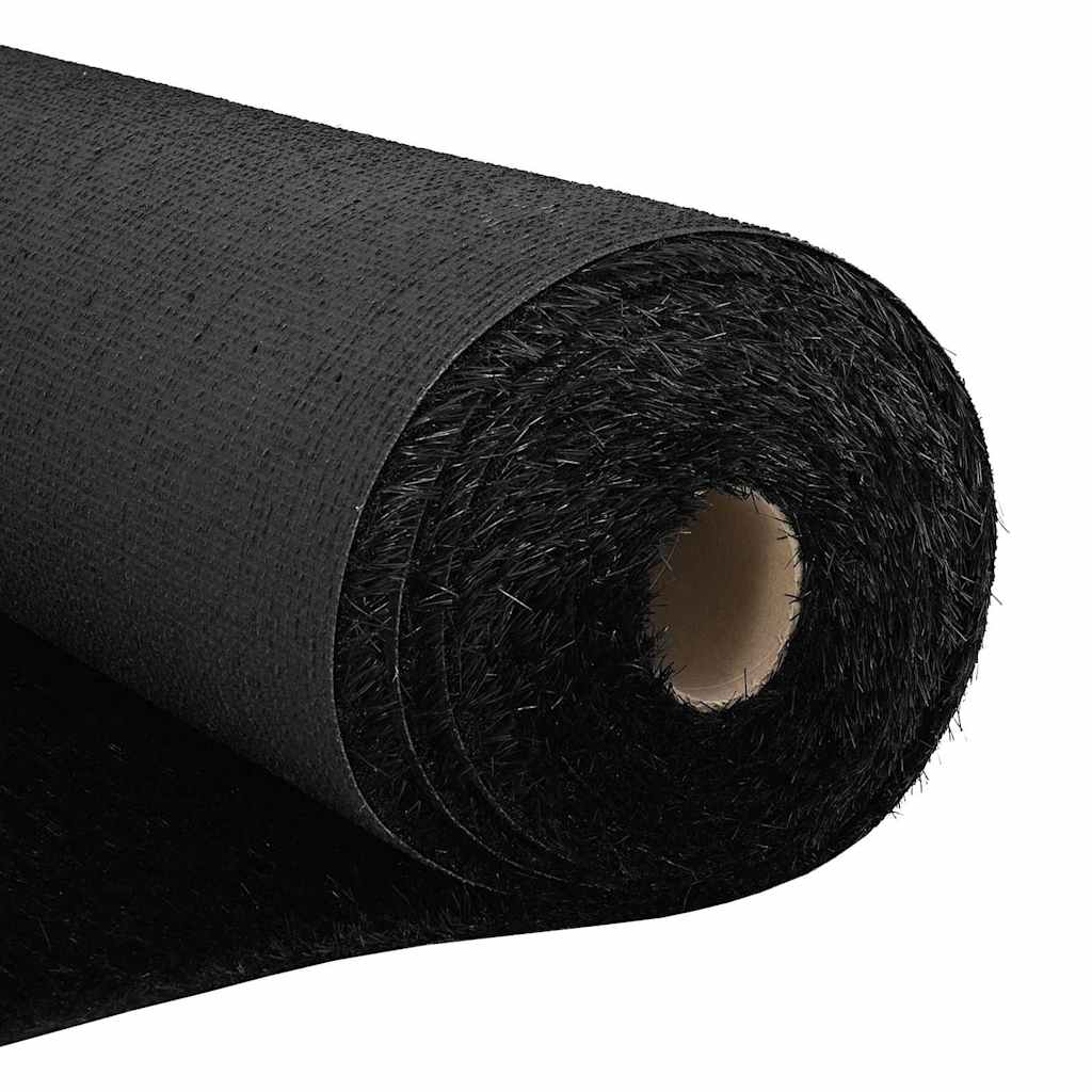 Artificial Grass Black 8 x 1 m Polypropylene