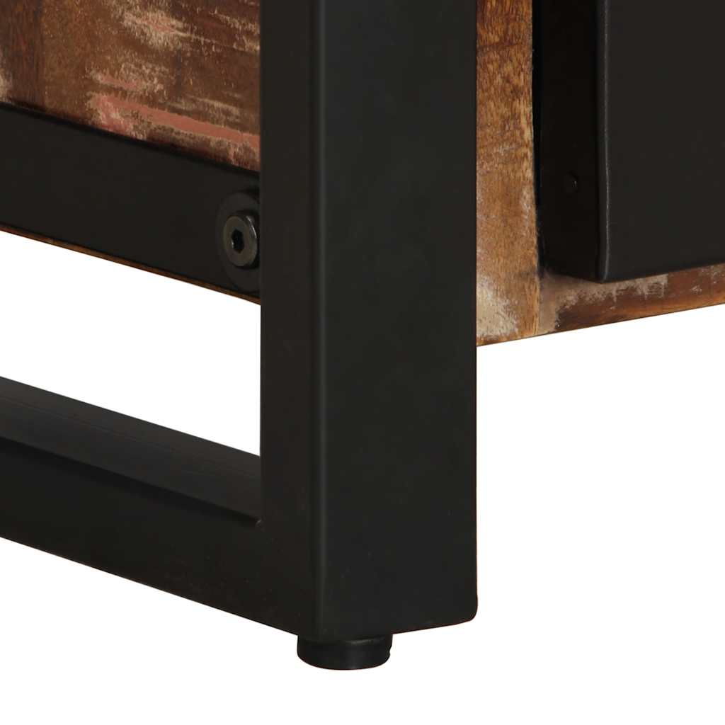 Bedside Cabinet Multicolour 40x30x51 cm Solid Wood Reclaimed