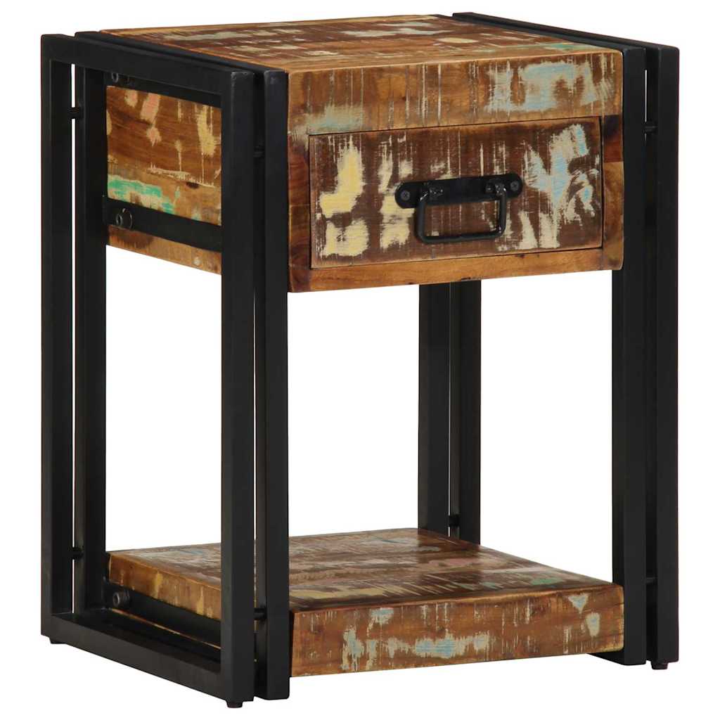 Bedside Cabinet with Drawer Multicolour 40 x 35 x 50 cm