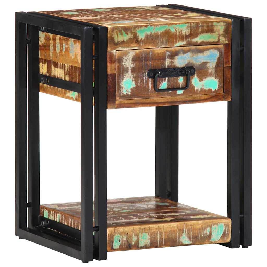 Bedside Cabinet with Drawer Multicolour 40 x 35 x 50 cm