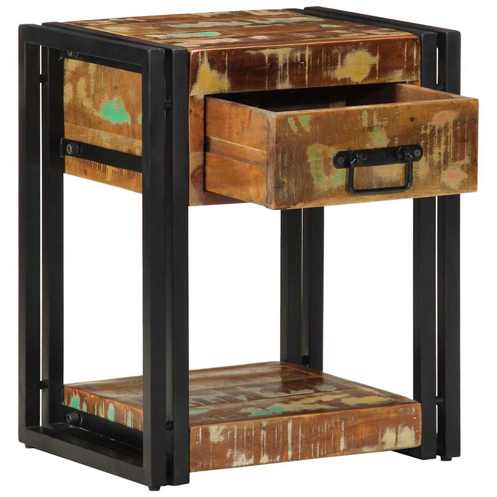 Bedside Cabinet with Drawer Multicolour 40 x 35 x 50 cm