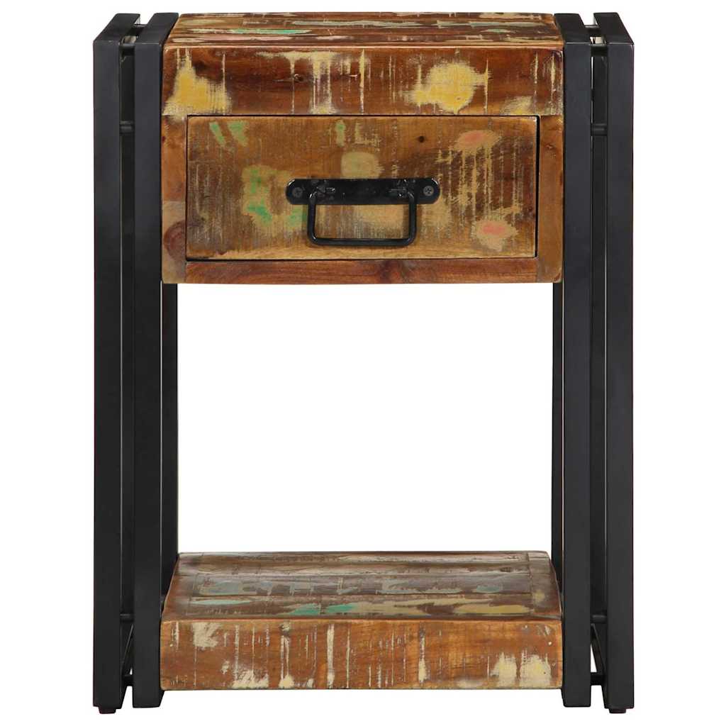 Bedside Cabinet with Drawer Multicolour 40 x 35 x 50 cm