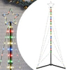 LED Christmas Tree 363 LEDs Colorful 182 cm