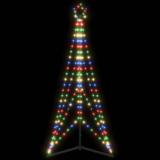 LED Christmas Tree 363 LEDs Colorful 182 cm