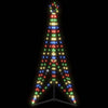 LED Christmas Tree 363 LEDs Colorful 182 cm