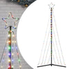 LED Christmas Tree 339 LEDs Colorful 187 cm