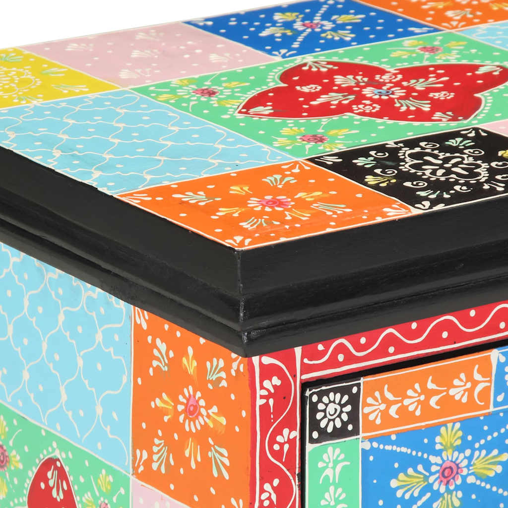 Bedside Cabinet Multicolour 40 x 35 x 45 cm Solid mango wood