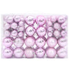 Christmas Baubles 100 pcs Pink Ø3/4/6 cm