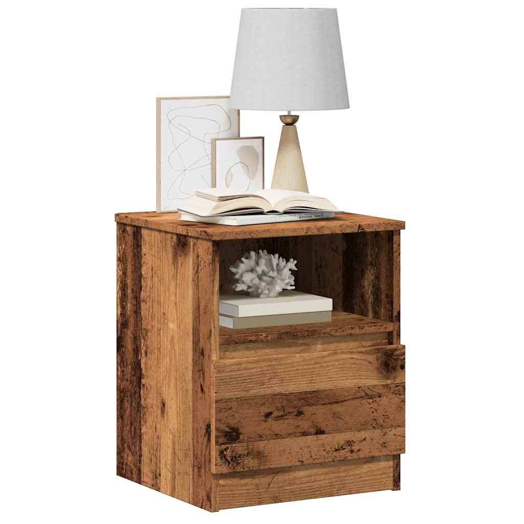 Bedside Cabinet Old Wood 40x40x50 cm Engineered Wood