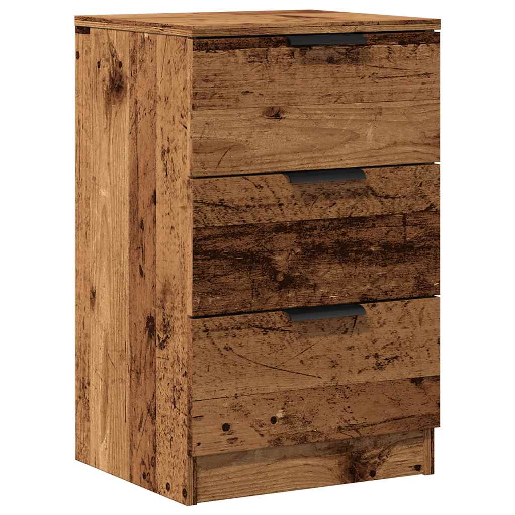 Bedside Cabinet Old Wood 40x36x65 cm Engineered Wood