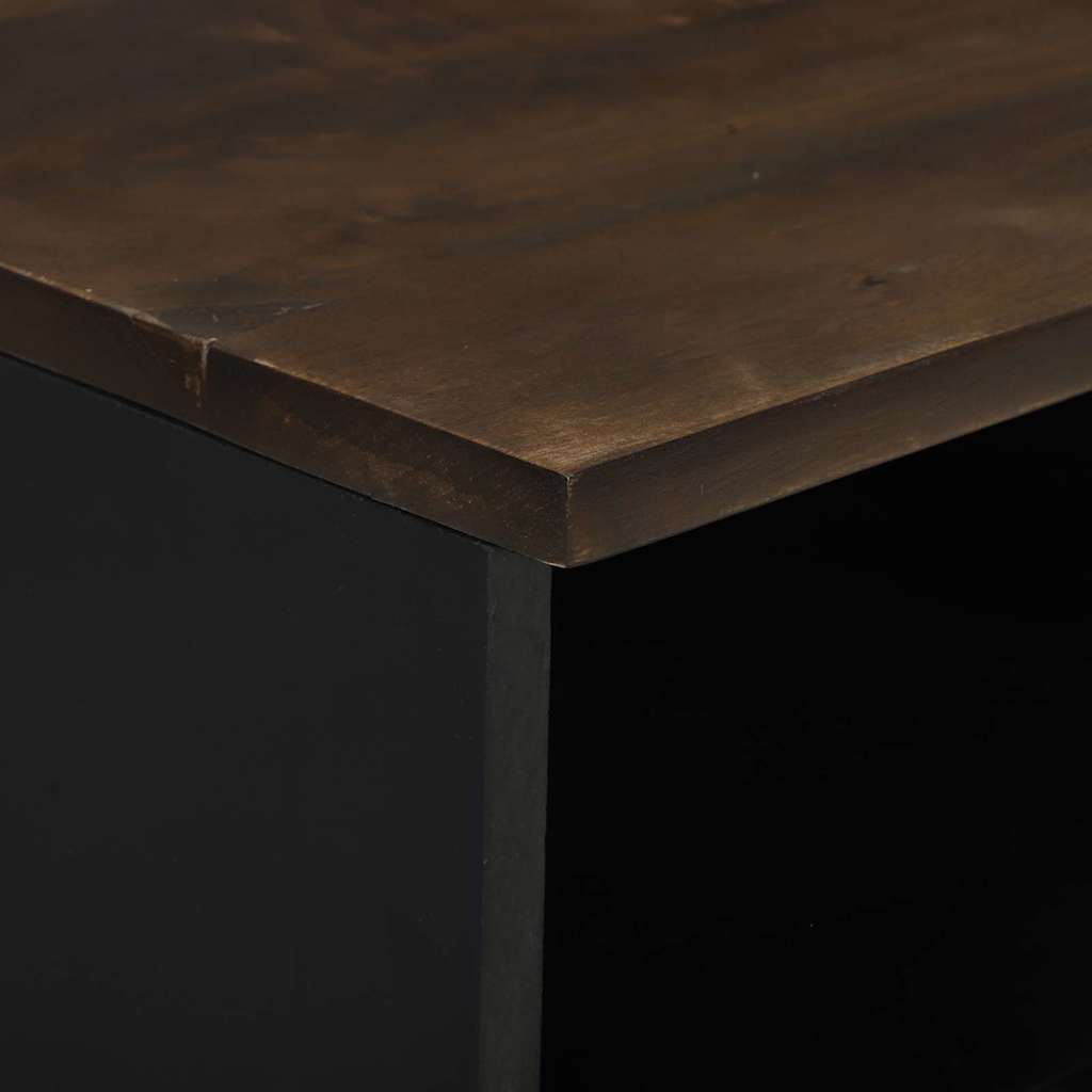 Bedside Cabinet Walnut 40 x 33 x 46 cm Solid Acacia wood