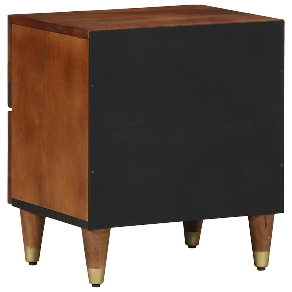 Bedside Cabinet Honey Brown 40 x 33 x 46 cm Solid Mango Wood