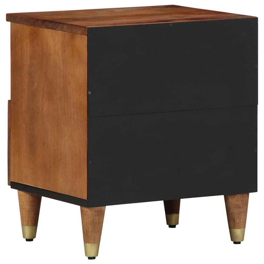 Bedside Cabinet Honey Brown 40 x 33 x 46 cm Solid Mango Wood