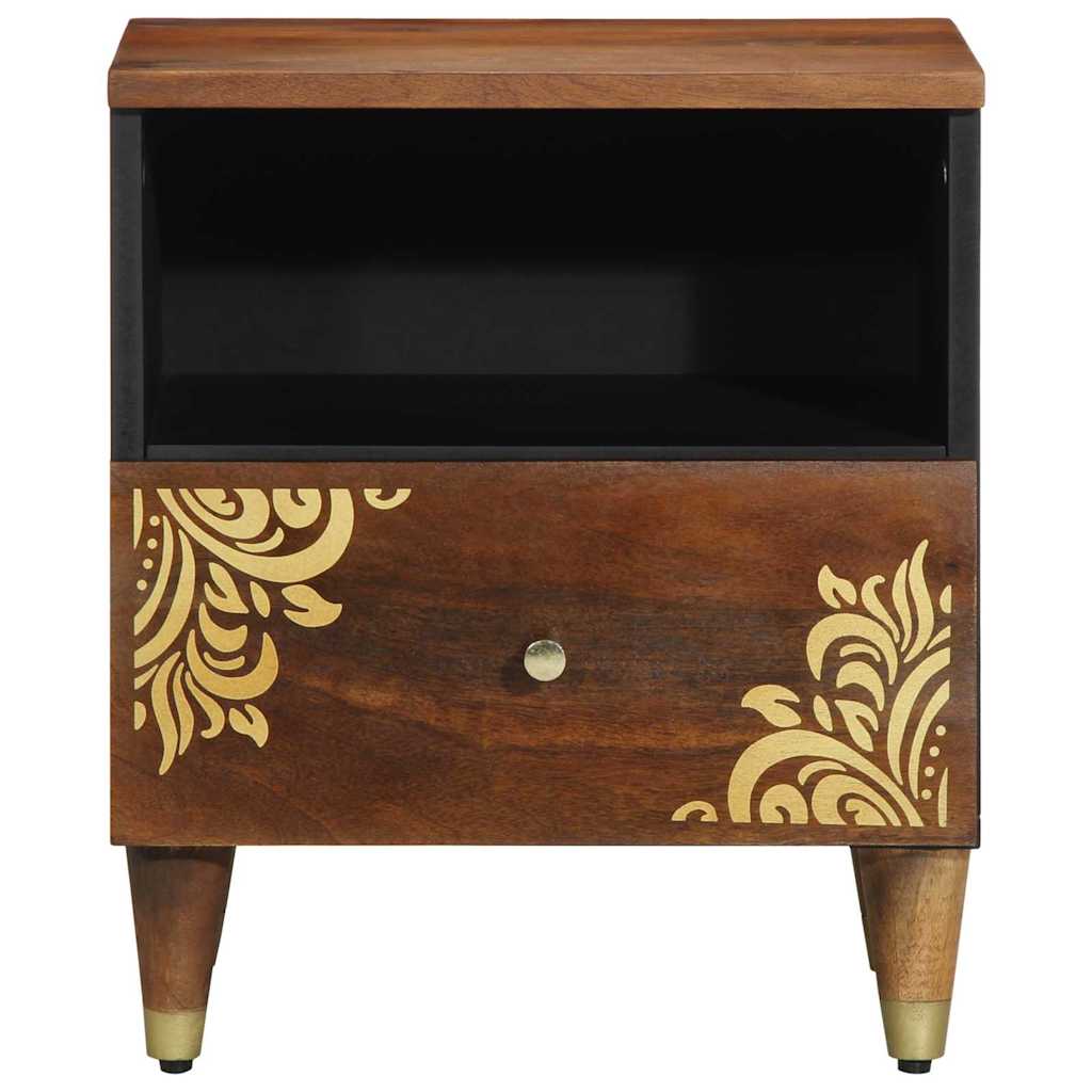 Bedside Cabinet Honey Brown 40 x 33 x 46 cm Solid Mango Wood