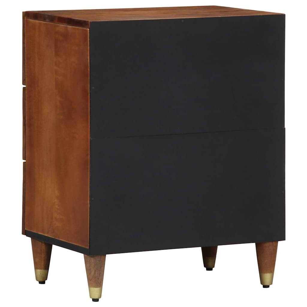 Bedside Cabinet Honey Brown 50 x 33 x 62 cm Solid Mango Wood