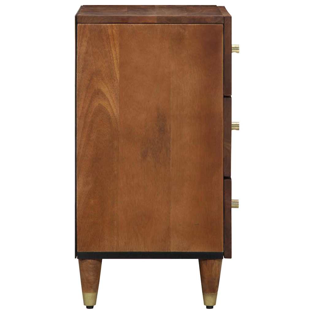 Bedside Cabinet Honey Brown 50 x 33 x 62 cm Solid Mango Wood