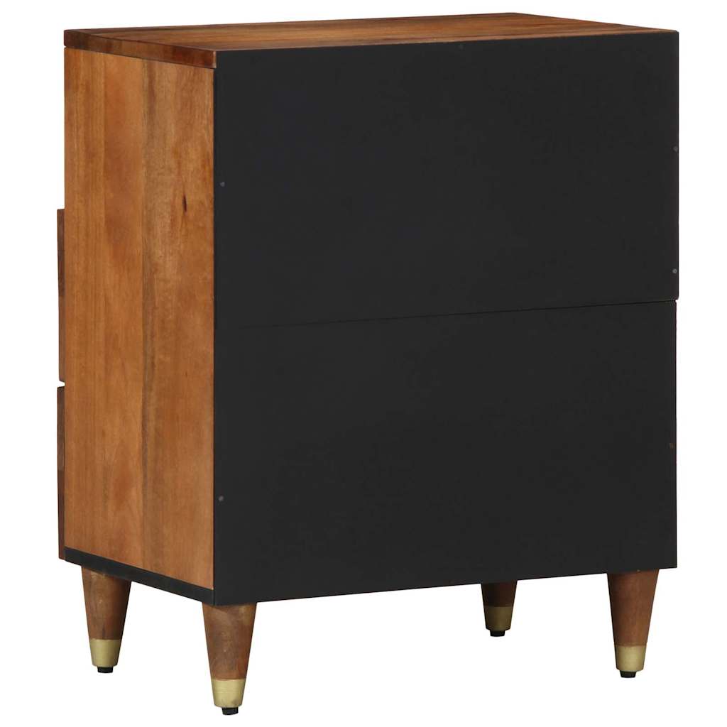 Bedside Cabinet Honey Brown 50 x 33 x 62 cm Solid Mango Wood