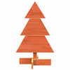 Wooden Christmas Tree for Decoration Wax Brown 60 cm Solid Wood Pine