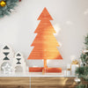 Wooden Christmas Tree for Decoration Wax Brown 80 cm Solid Wood Pine