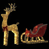 Christmas Decoration Reindeer and Sleigh 100 LEDs Warm White