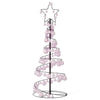 LED Christmas Tree with Baubles 80 LEDs Warm White 120 cm