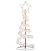 LED Christmas Tree with Baubles 80 LEDs Warm White 120 cm