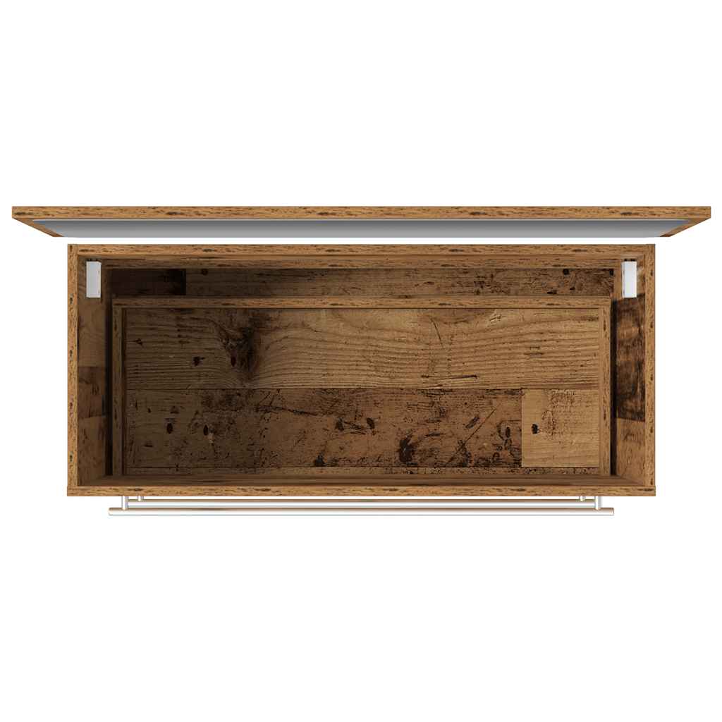 2 Piece Bathroom Furniture Set Old Wood Engineered Wood