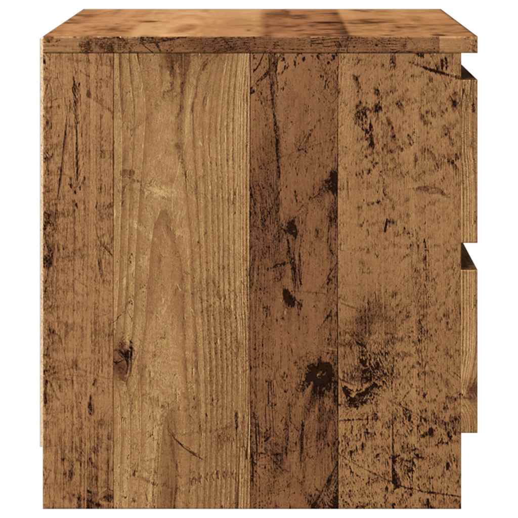 Bedside Cabinet Old Wood 50x40x43.5 cm Engineered Wood
