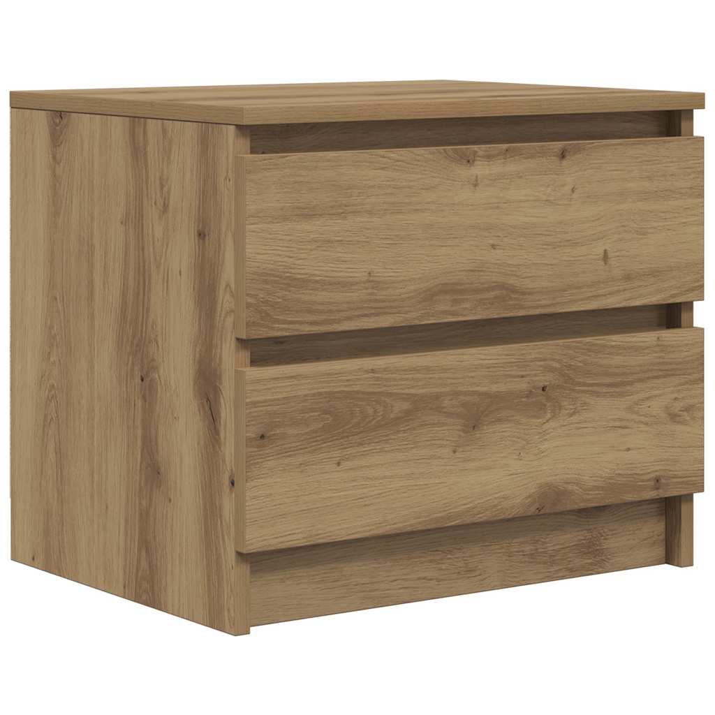 Bedside Cabinets 2 pcs Artisan Oak 50x40x43.5 cm Engineered Wood