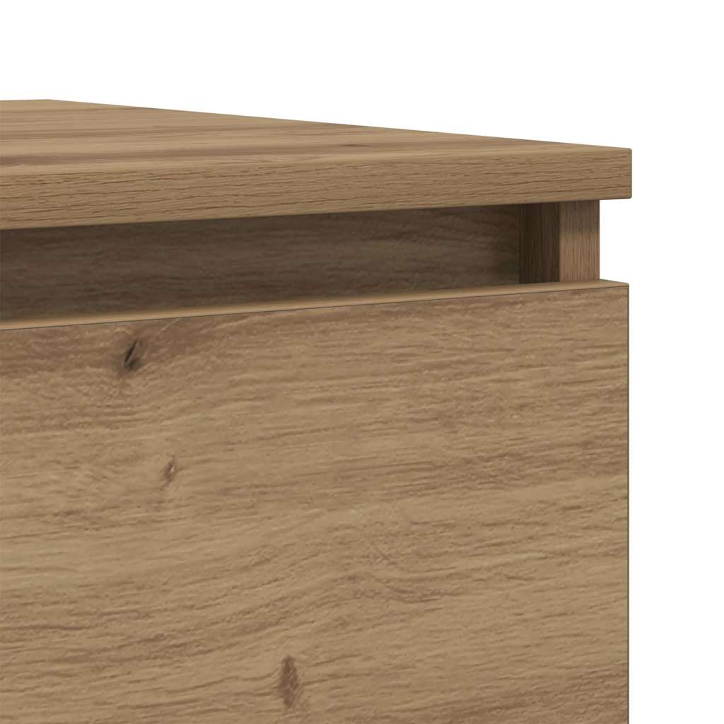 Bedside Cabinets 2 pcs Artisan Oak 50x40x43.5 cm Engineered Wood