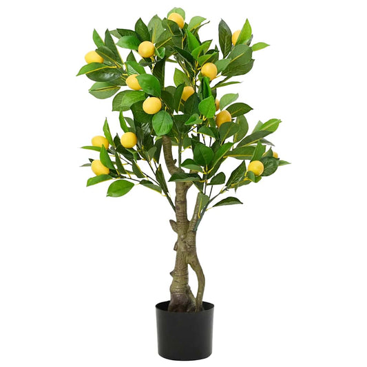 Artificial Lemon Tree 234 Leaves 90 cm Green