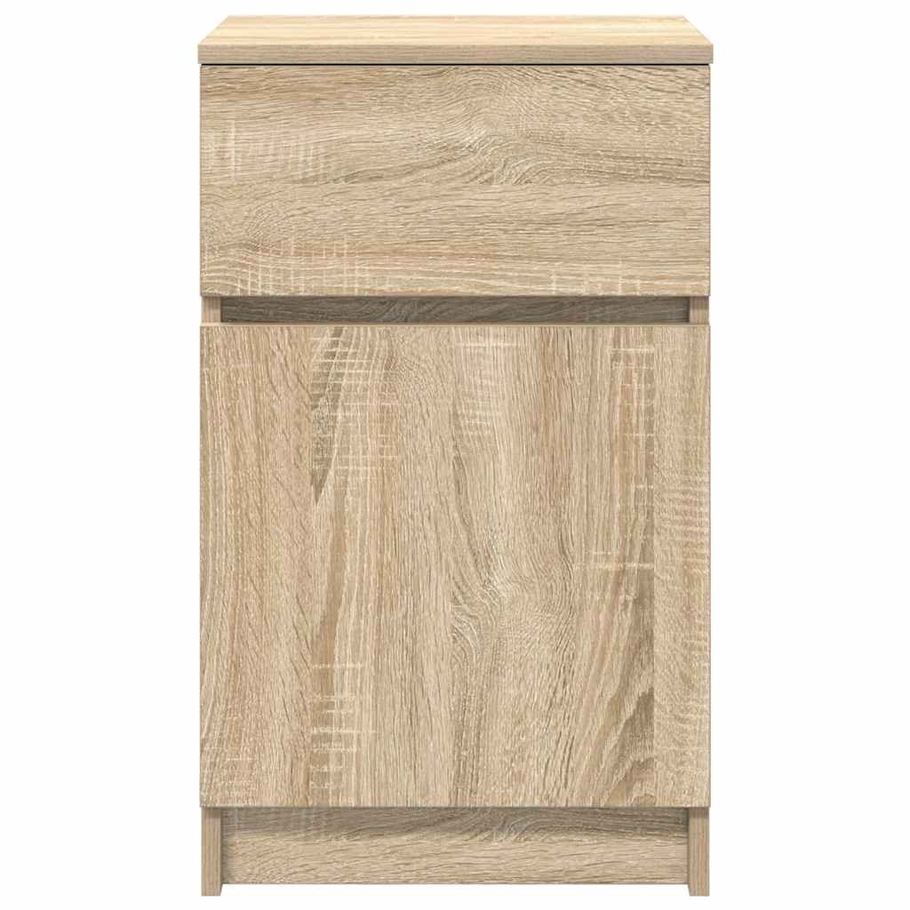 Bedside Cabinet Sonoma Oak 39x35x65 cm Engineered Wood