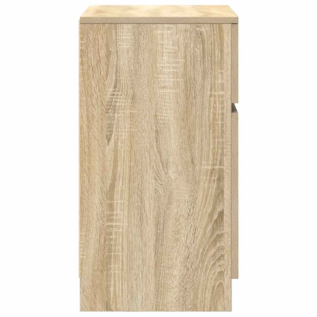 Bedside Cabinet Sonoma Oak 39x35x65 cm Engineered Wood
