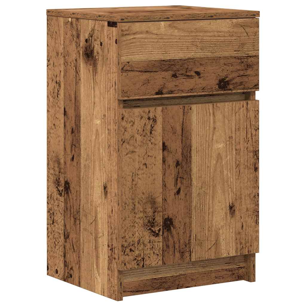 Bedside Cabinet Old Wood 39x35x65 cm Engineered Wood