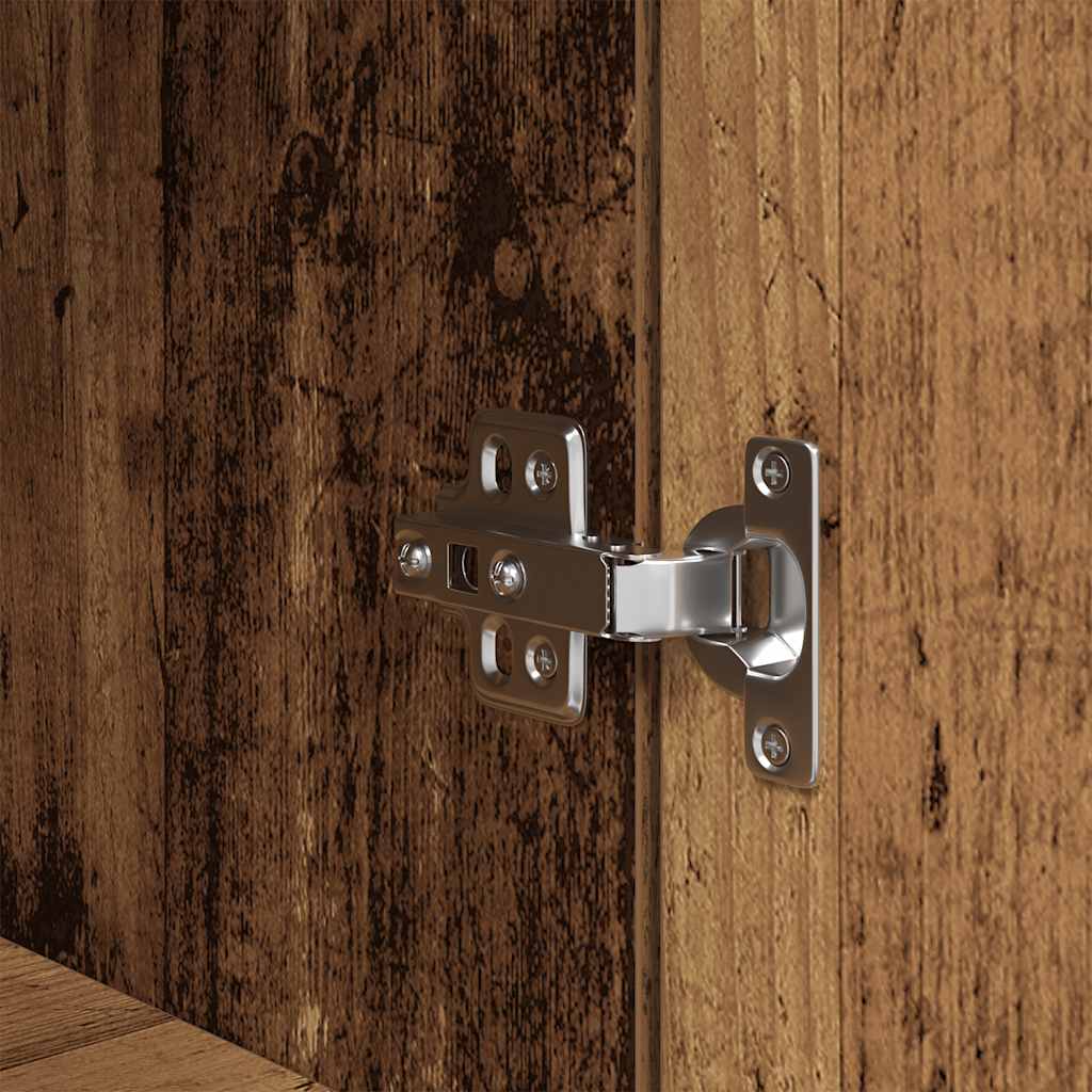 Bedside Cabinet Old Wood 39x35x65 cm Engineered Wood