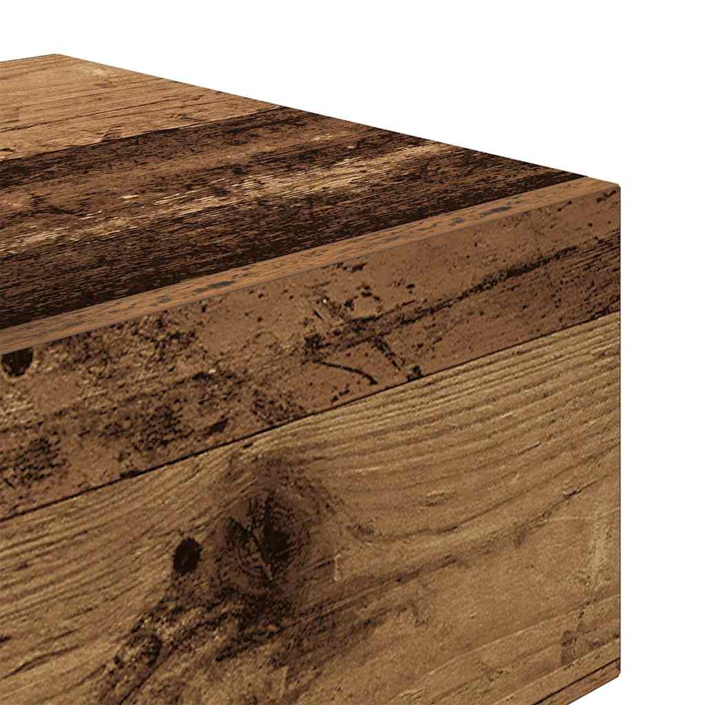 Bedside Cabinet Old Wood 70 x 36 x 40.5 cm Engineered wood